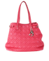 Medium Panarea Tote, £450, Handbags, Pink, Leather, Front view